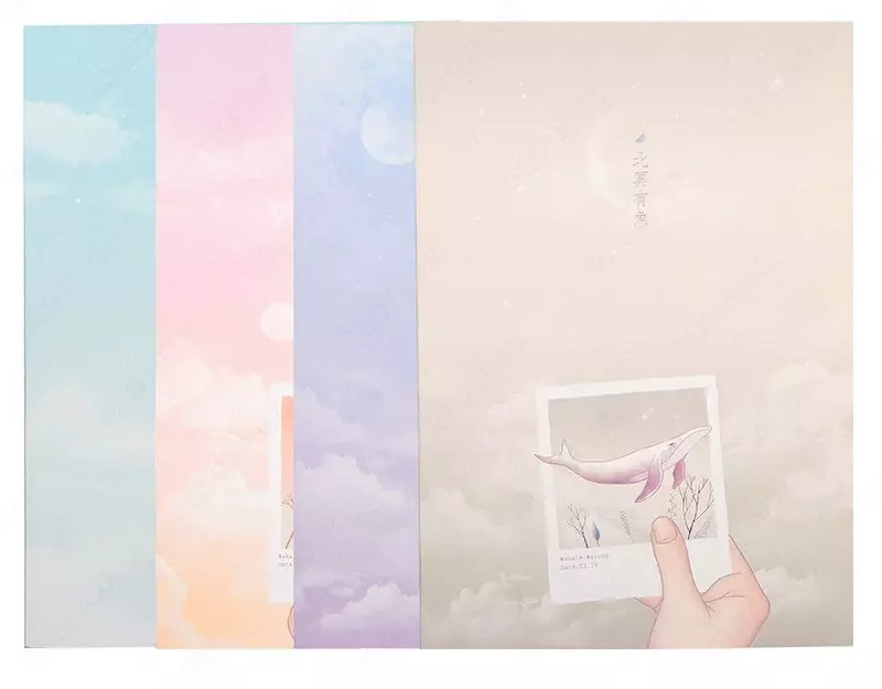 Записная книжка "Deli" А5, 280 х 330 мм, 40 л. (Арт. - 540-FA-little) Ассортимент