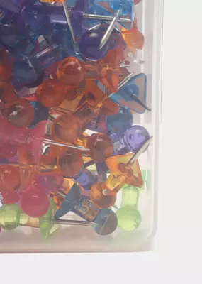 Канцелярские силовые кнопки-гвоздики "Deli" 100 шт. (Арт. - 0030)