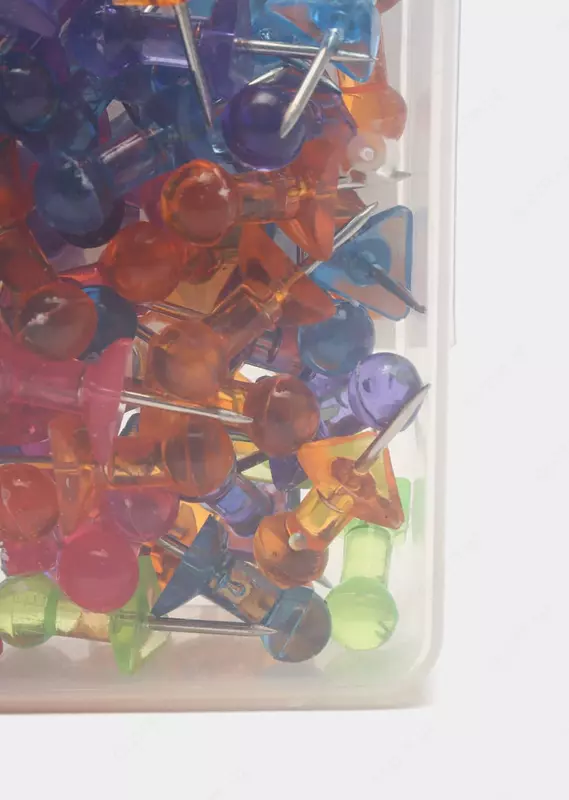 Канцелярские силовые кнопки-гвоздики "Deli" 100 шт. (Арт. - 0030)