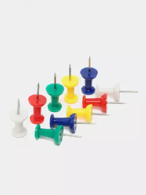 Канцелярские силовые кнопки-гвоздики "Deli" 100 шт. (Арт. - 0031)