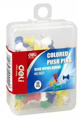 Kantselyariya quvvat tugmalari-chinnigullar "Deli" 35 dona. (- 0021-modda)