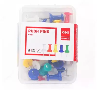 Kantselyariya quvvat tugmalari-chinnigullar "Deli" 35 dona. (- 0021-modda)