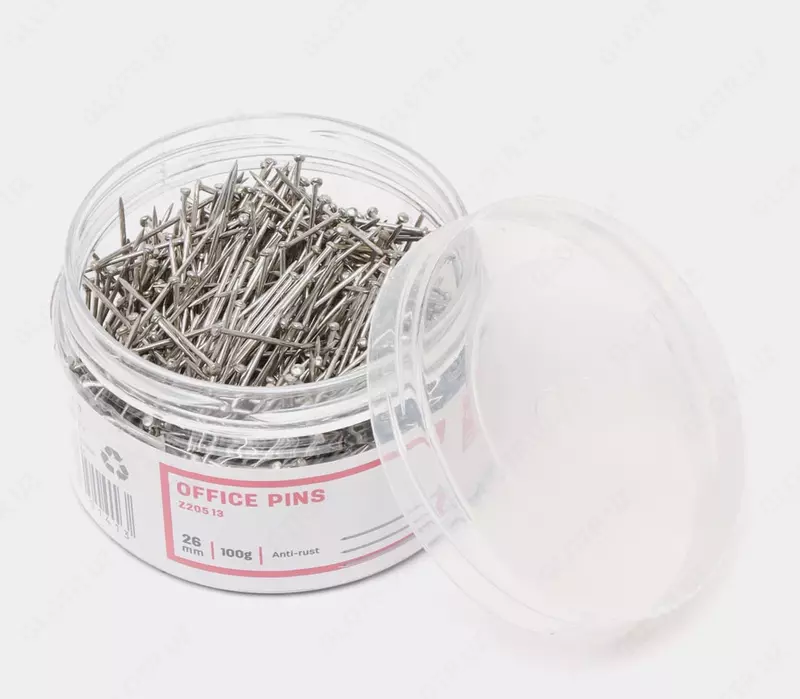 Канцелярские кнопки-гвоздики "Deli" 24 мм, 100 гр. (Арт. - 20513-EZ)