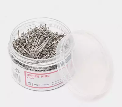 Канцелярские кнопки-гвоздики "Deli" 24 мм, 100 гр. (Арт. - 20513-EZ)