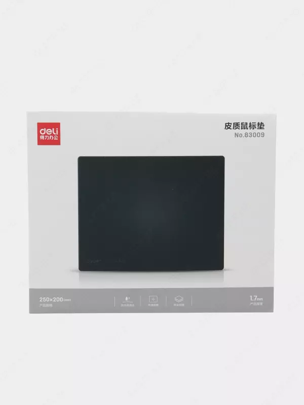 Коврик для мыши "Deli" 250 x 200 х 3 мм, резиновый (Арт. - 83009)