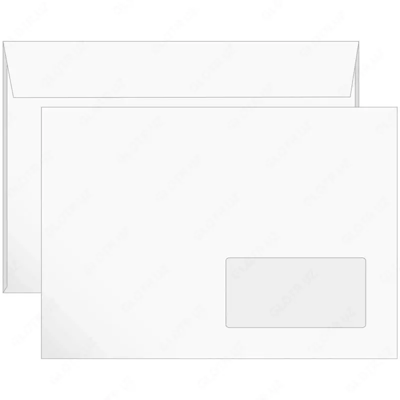 deraza bilan "Olta" c5, 162 x 229 mm oq konvert (san'at. - 1406)
