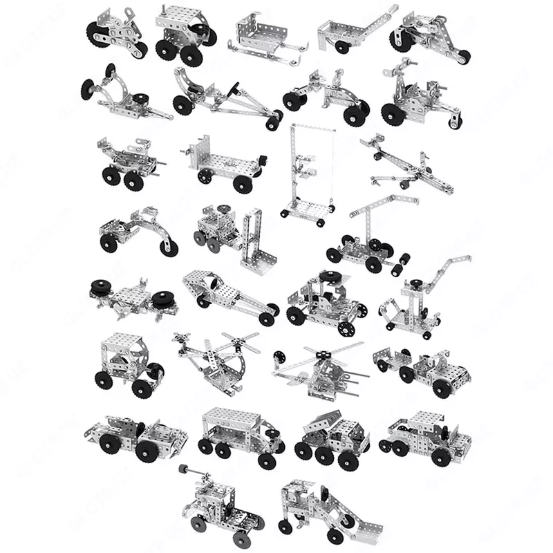 Konstruktor metall Multi-Pulti "Transport № 4" 253 element (m. - KM_18715)