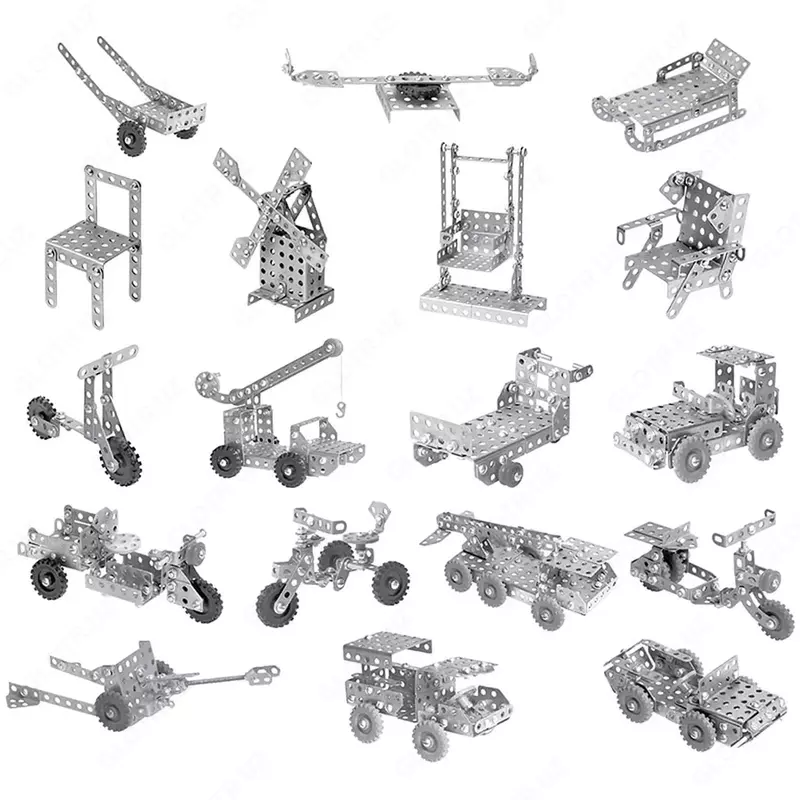 Конструктор металлический Мульти-Пульти "Супермастер №2" 224 элемента (Арт. - КМ_18713)