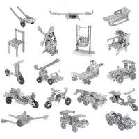 Конструктор металлический Мульти-Пульти "Супермастер №2" 224 элемента (Арт. - КМ_18713) Только в розницу