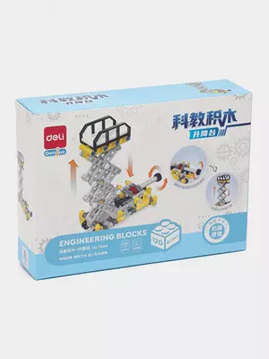 Konstruktor Deli "Yosh muhandis" plastmassa qismlari 120 dona. (- 74384-modda)