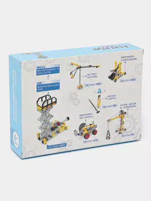 Konstruktor Deli "Yosh muhandis" plastmassa qismlari 120 dona. (- 74384-modda)