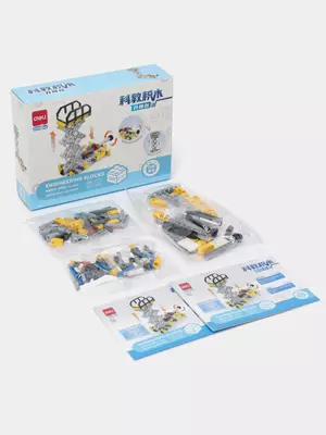 Konstruktor Deli "Yosh muhandis" plastmassa qismlari 120 dona. (- 74384-modda)