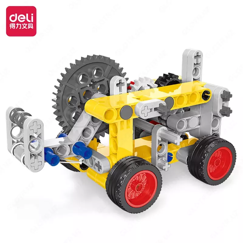 Konstruktor Deli "Yosh muhandis" plastmassa qismlari 81 dona. (- 74383-modda)