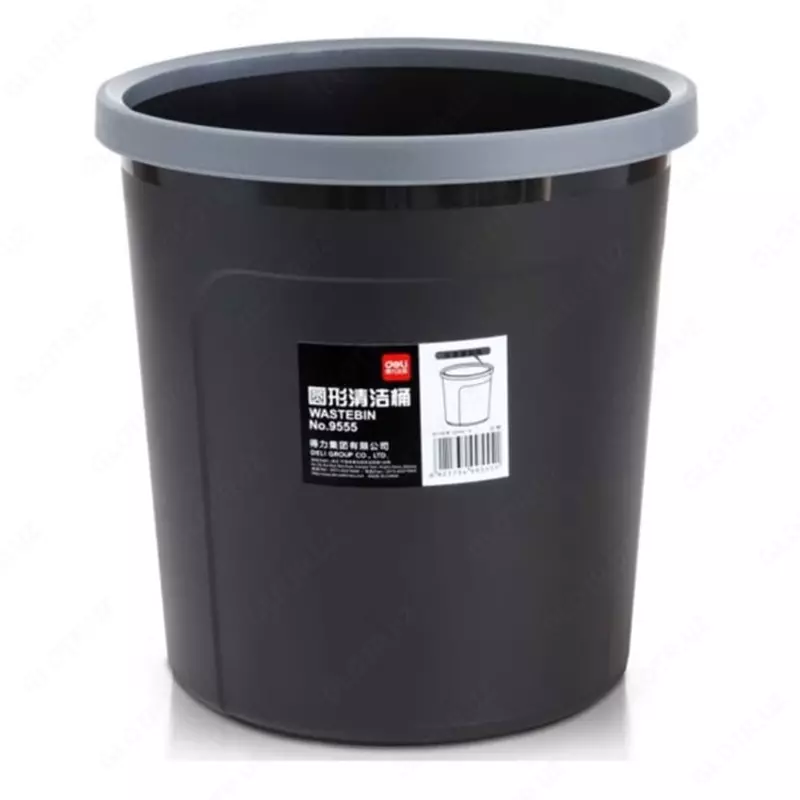 Пластиковая корзина для бумаг "Deli" (Арт.- 9555)