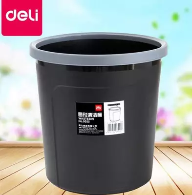 Пластиковая корзина для бумаг "Deli" (Арт.- 9555)