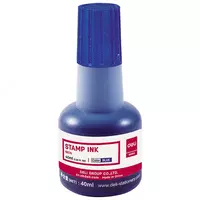 Краска штемпельная "Deli" 40 мл. (Арт. - 9874bl) Синяя