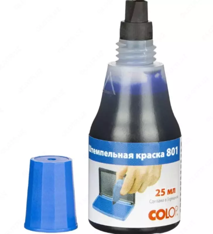 Marka bo'yog'i "COLOP 801" 25 ml. (m. № - 109749) Moviy