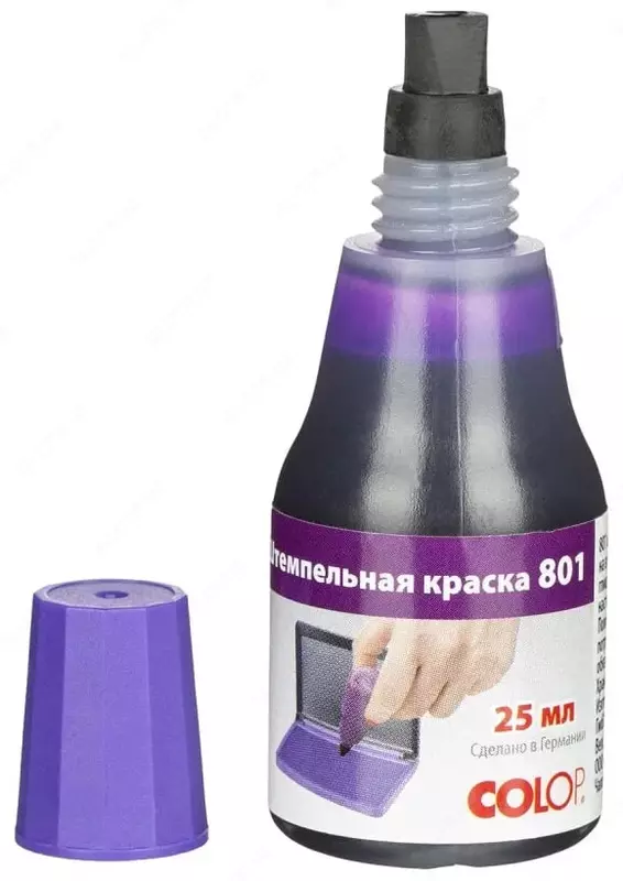 Marka bo'yog'i "COLOP 801" 25 ml. (m. № - 109752) Binafsha rang