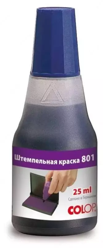 Marka bo'yog'i "COLOP 801" 25 ml. (m. № - 109752) Binafsha rang