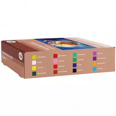 Декоративные акриловые краски Гамма "Хобби" 16 цв/20 мл. (Арт. - 1401201)