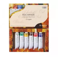 Художественная масляная краска Гамма "Студия" туба 18 мл/6 цв. (Арт. - 201004)