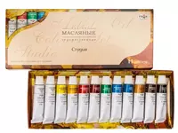 Художественная масляная краска Гамма "Студия" туба 9 мл/11 цв. (Арт. - 203007)