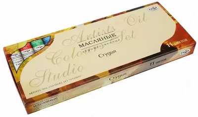 Художественная масляная краска Гамма "Студия" туба 9 мл/11 цв. (Арт. - 203007)