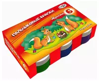 Barmoq bo'yoqlari Multfilmlar "Klassik" (6 rang) Art. - 180120213