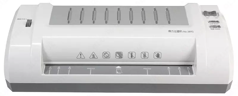 Ламинатор "DELI" А4 (Арт. - 3893) Белый/серый