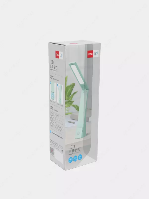 Настольная LED лампа "DELI" (Арт. - 17855-gn) Зеленая