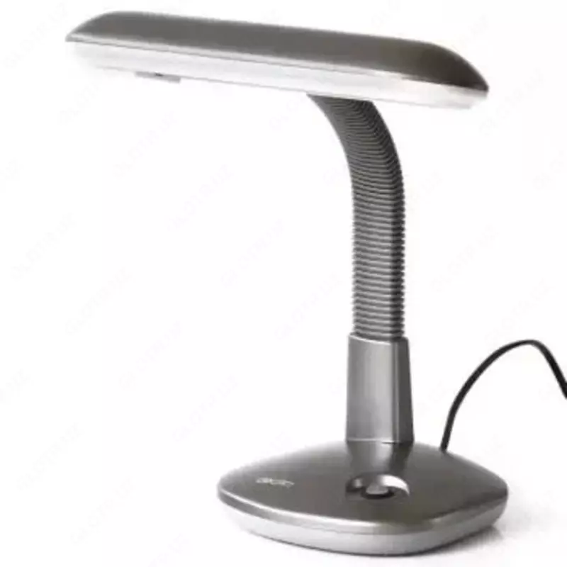 Настольная люминисцентная лампа "DELI" (Арт. - 3672gr) Серая