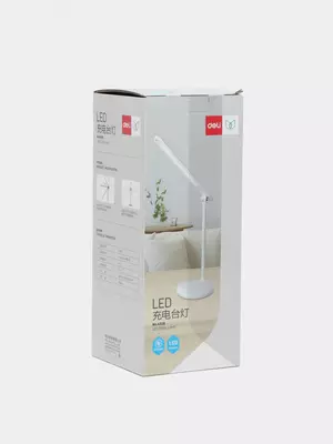 Настольная LED лампа "DELI" сенсорная (Арт. - 4328) Белая