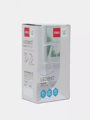 LED stol chiroqchasi "DELI" (Art. - 3676) Oq