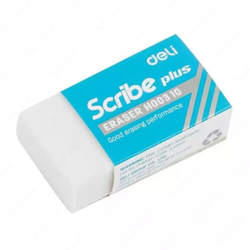 Корректирующий Ластик DELI "Scribe Plus" (Арт. - 00310-EH) Белый