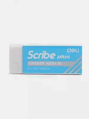 Корректирующий Ластик DELI "Scribe Plus" (Арт. - 00410-EH) Белый