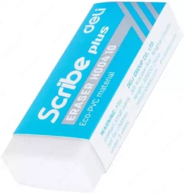 Tuzatish o'chirgichi DELI "Scribe Plus" (Ref. - 00410-EH) Oq