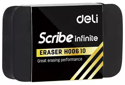 Tuzatish o'chirgichi DELI "Scribe Infinite" (Art. - 00610-EH) Qora