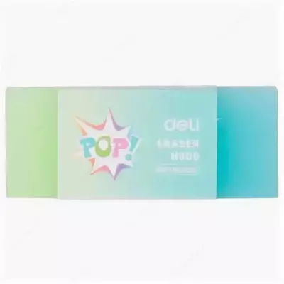 Tuzatish oʻchirgichi DELI "POP" (Ref. - 00800-EH) Moviy/Yashil
