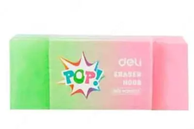 Tuzatish oʻchirgichi DELI  Tuzatish oʻchirgichi DELI "POP" (Ref. - 00900-EH) Pushti/Yashil