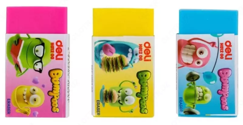 Tuzatish o'chirgichi DELI "Bumpees" (Ref. - 01200-EH) assortimenti