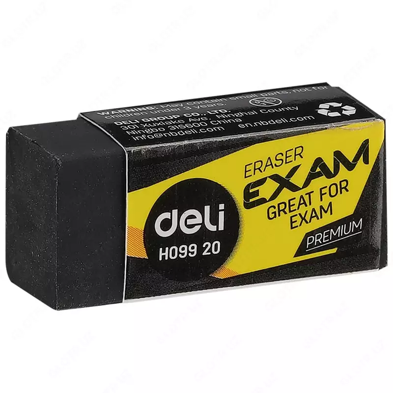 Корректирующий Ластик DELI "Exam" (Арт. - 09920-EH) Черный