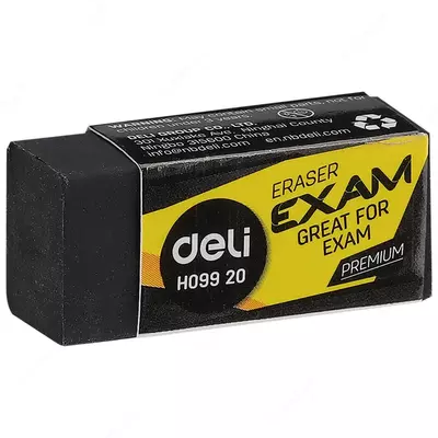 Корректирующий Ластик DELI "Exam" (Арт. - 09920-EH) Черный