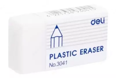 Корректирующий Ластик DELI "Scribe" (Арт. - 3041) Белый