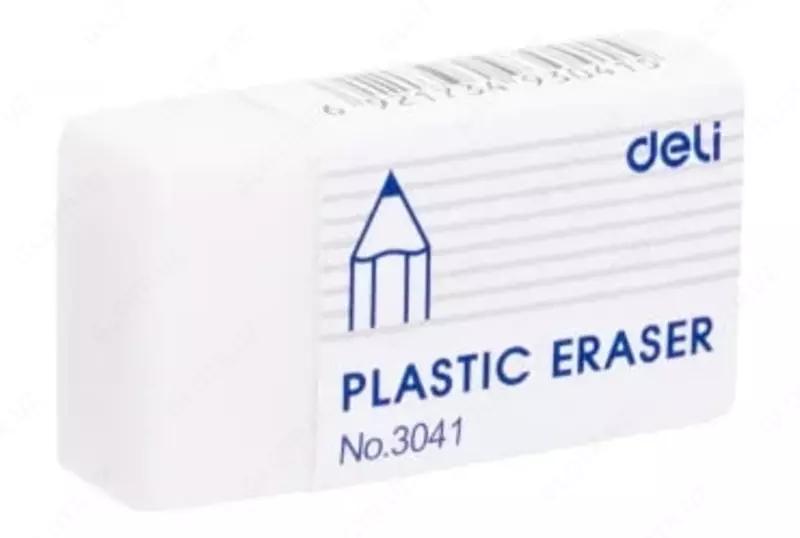 Корректирующий Ластик DELI "Scribe" (Арт. - 3041) Белый