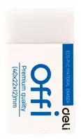 1 800 so'm Tuzatish o'chirgichi DELI "Offi" (Ref. - 03010-EH) Oq