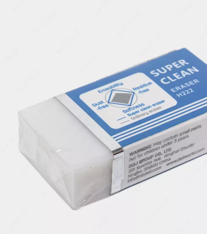 Tuzatish o'chirgichi DELI "SuperClean" (Art. - 222-H) Oq