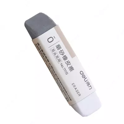 Tuzatish oʻchirgichi “DELI” 2si 1da (Ref. - 71115) Oq/Kulrang