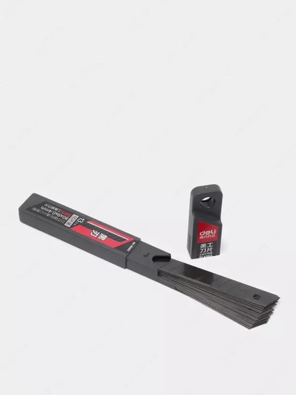 "Deli" ish yuritish pichog'i uchun pichoq 9 mm (Art. - 78002) Qora