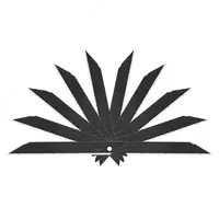 "Deli" ish yuritish pichog'i uchun pichoq 9 mm (Art. - 78003) Qora