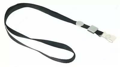 Лента для бейджа "Deli" 450 х 10 мм (Арт. - 8352bl) Черная